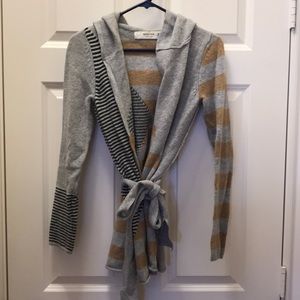 Anthro Sparrow Belted Cardigan